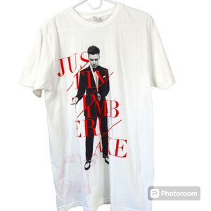 Justin Timberlak Summer Tour 2013 Short Sleeve Crewneck Tee Size Large